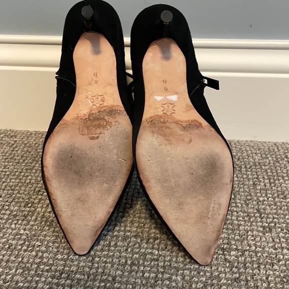 Loeffler Randall black suede bootie Sz 6 - Picture 6 of 6